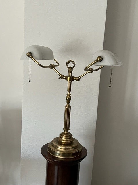 Lampada doppia originale epoca 1920