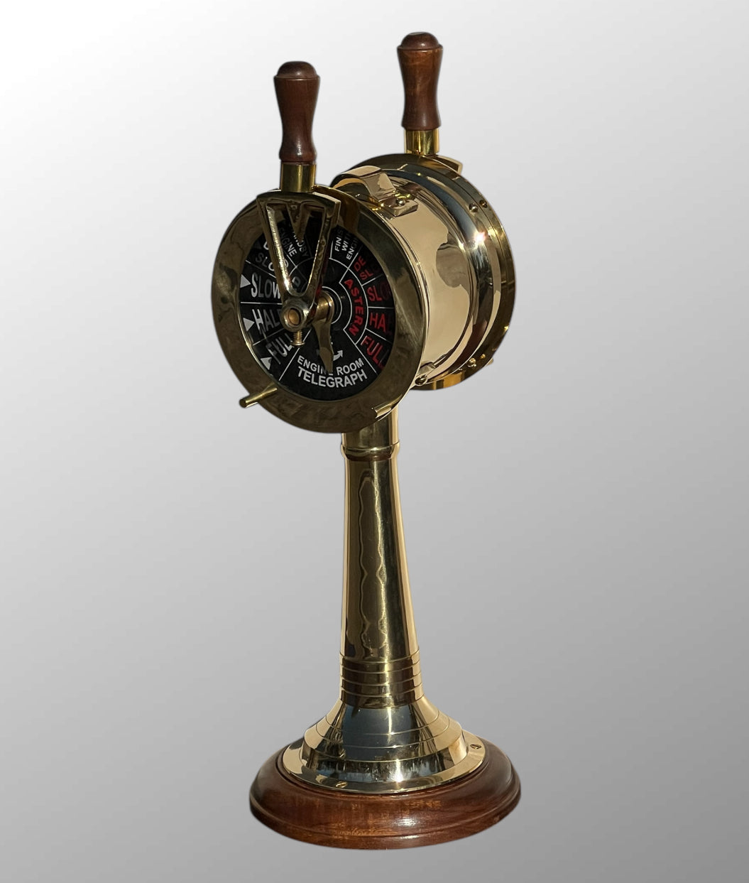 Idea Regalo- Telegrafo di comando in ottone da tavolo