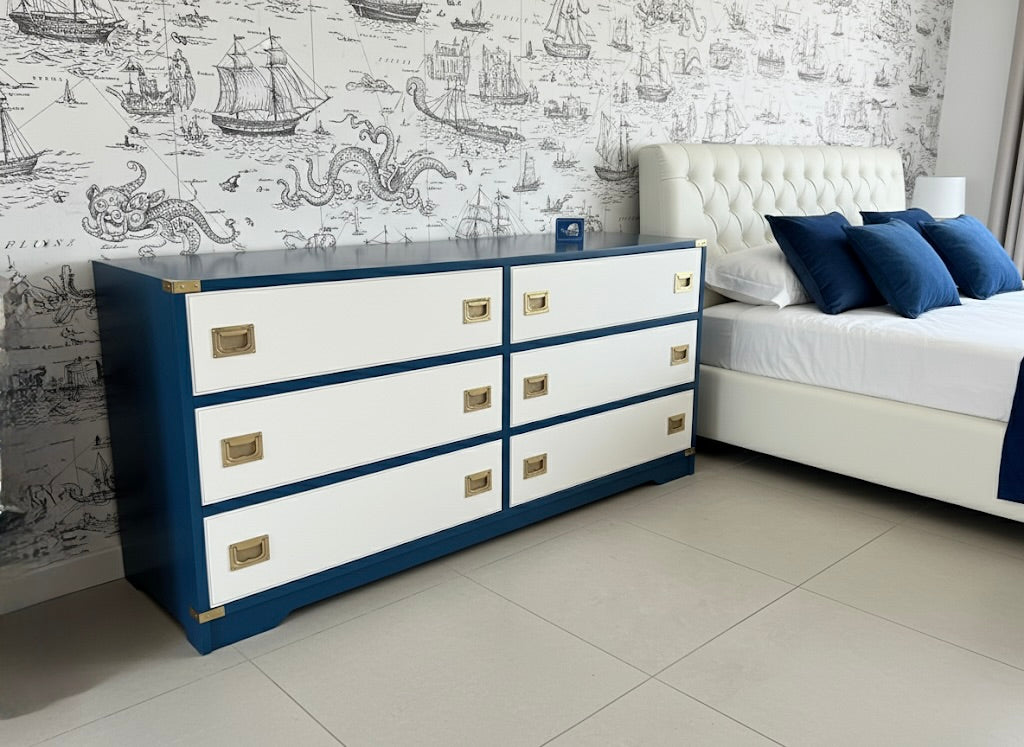 Cassettone stile marina linea mediterraneo catalogo onda blu