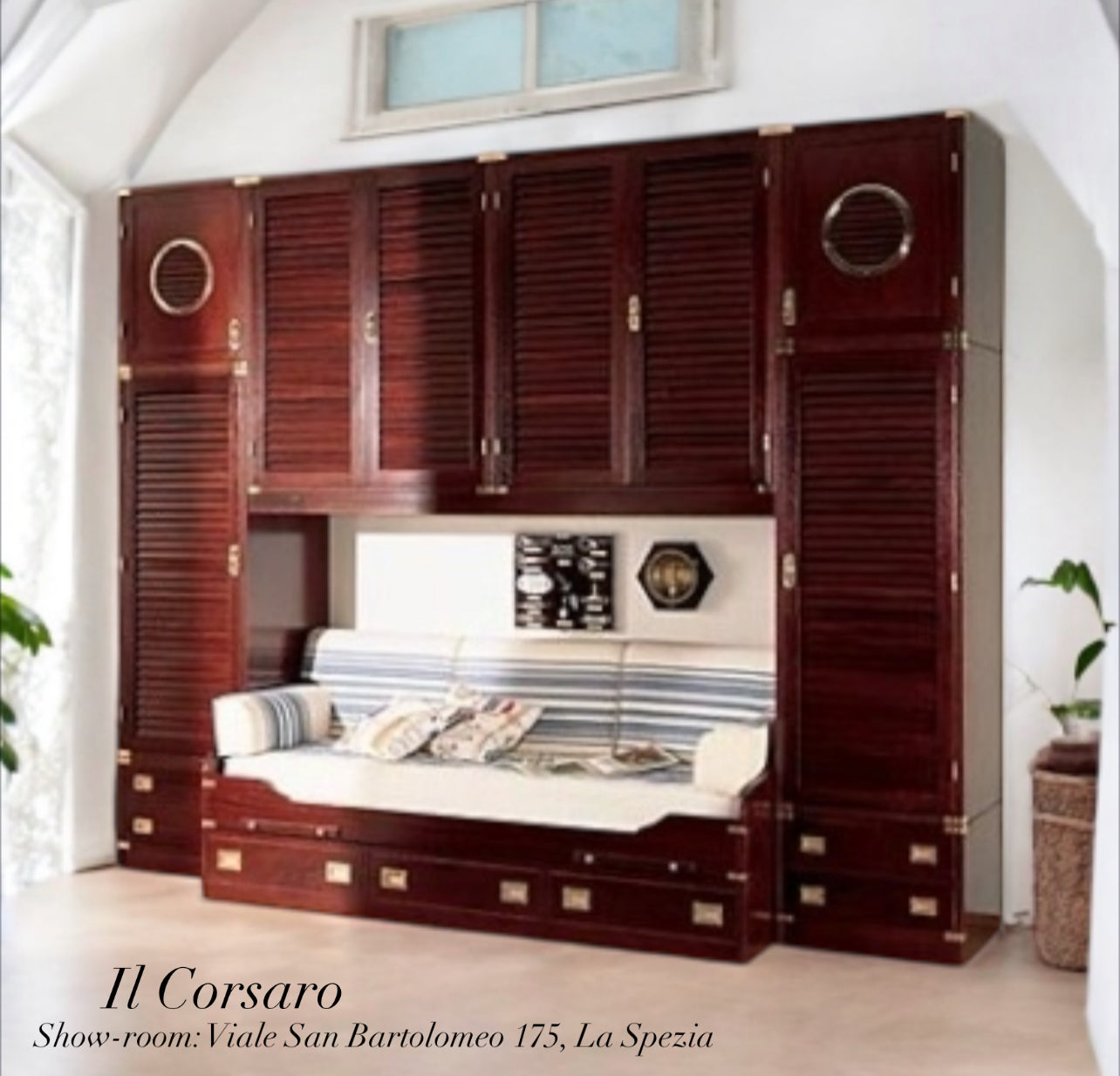 Realizzazione cameretta a ponte stile marina code 009