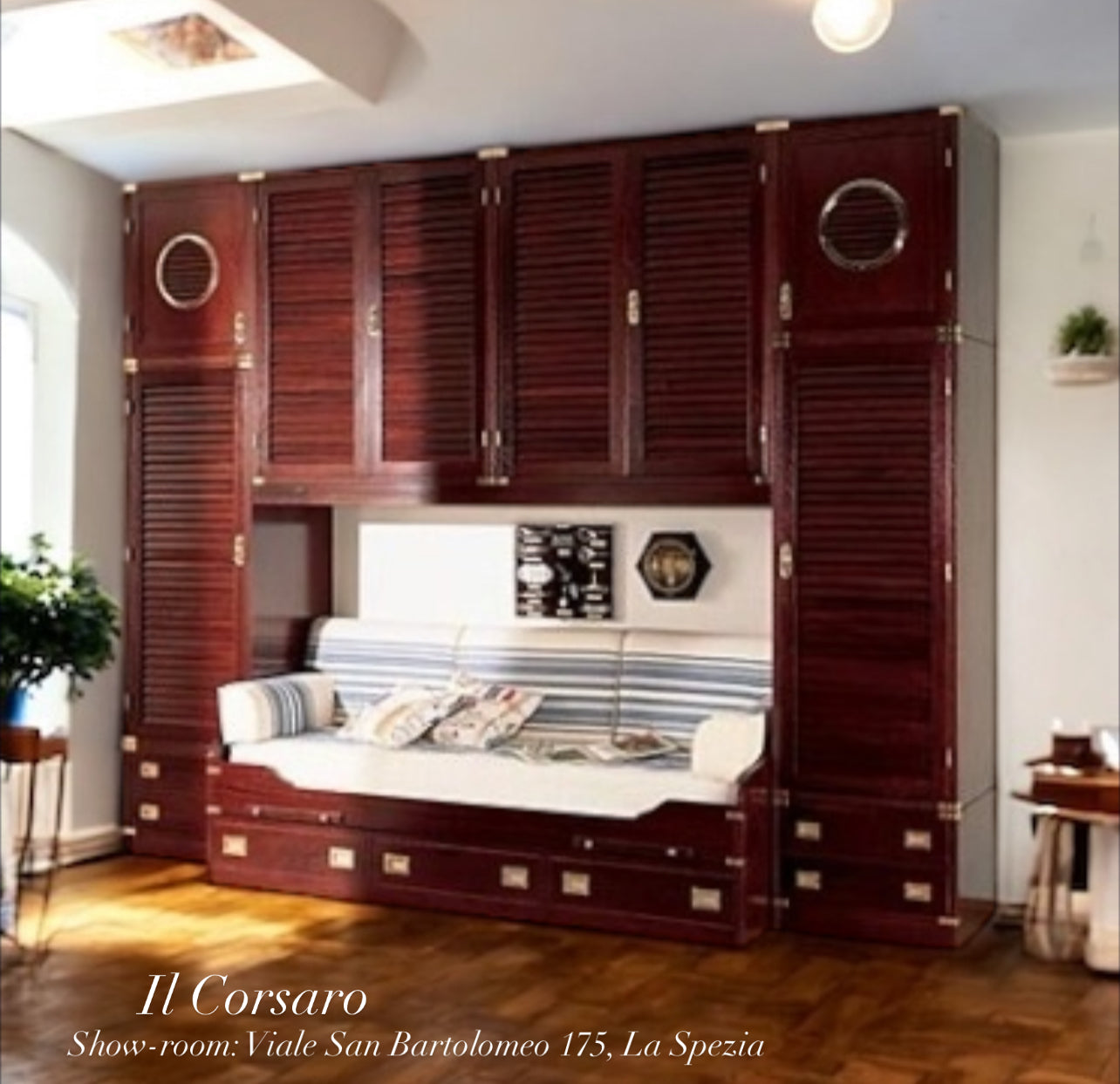 Realizzazione cameretta a ponte stile marina code 009