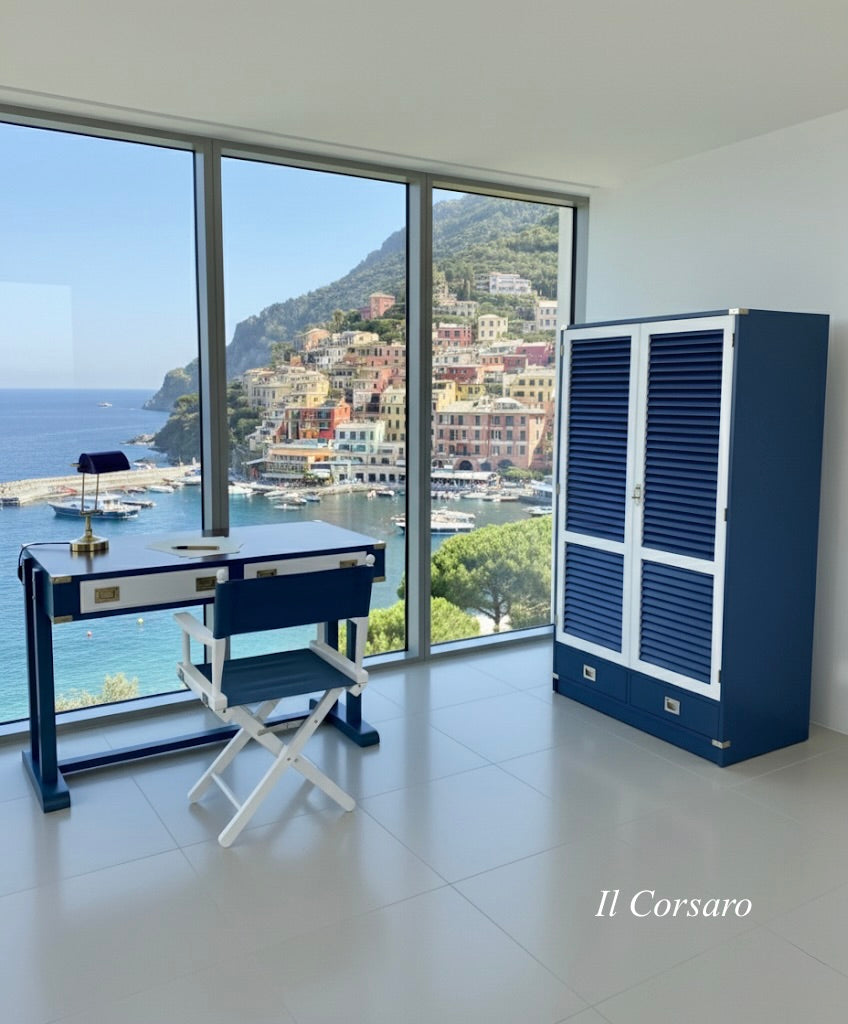 Scrivania per giovani Capitani della Linea Stile Marina Mediterraneo Il Corsaro