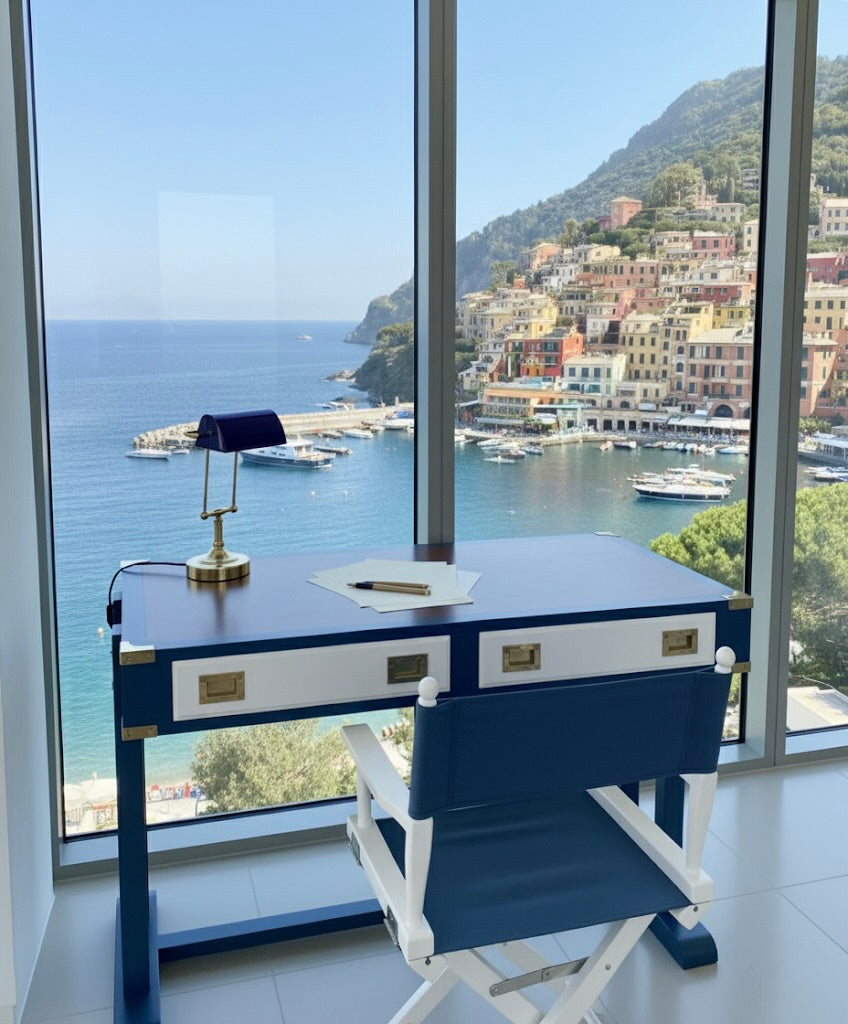 Scrivania per giovani Capitani della Linea Stile Marina Mediterraneo Il Corsaro