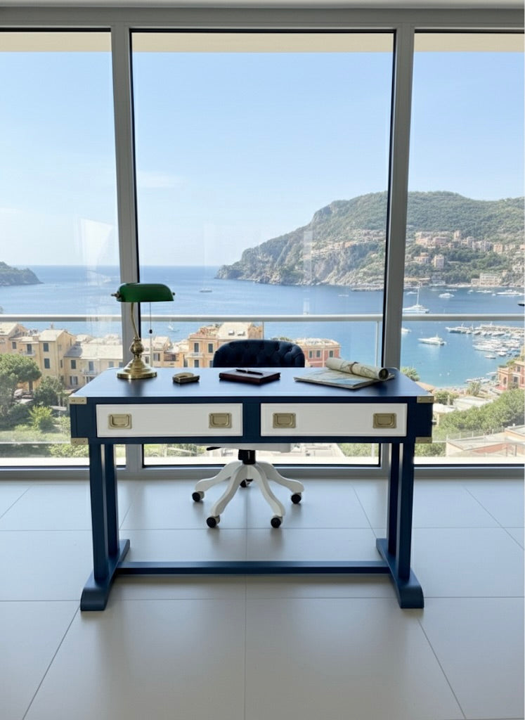 Scrivania per giovani Capitani della Linea Stile Marina Mediterraneo Il Corsaro