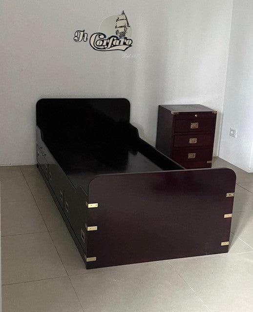 Letto per cameretta stile marina arredi artigianali made in Italy