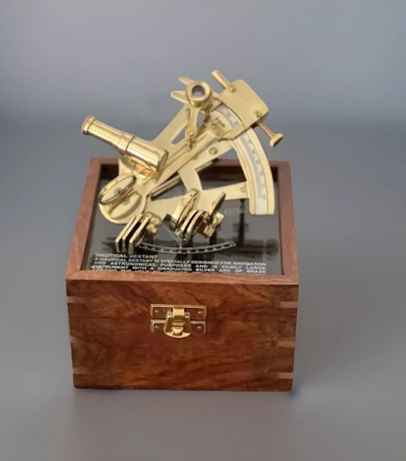 Idea Regalo- Sestante nautico in ottone