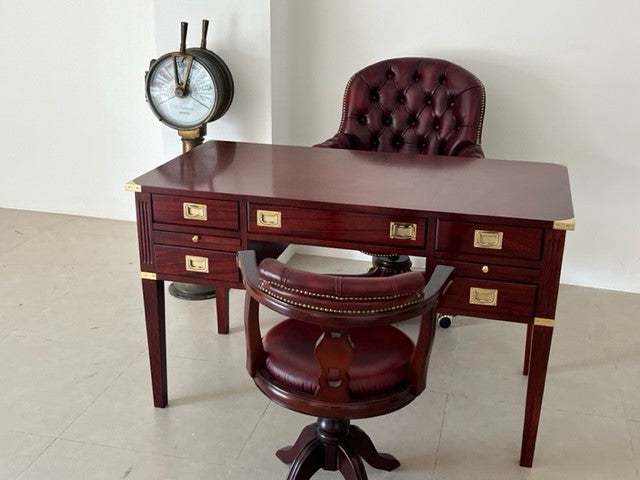 Scrivania stile marina a 5 cassetti made in italy