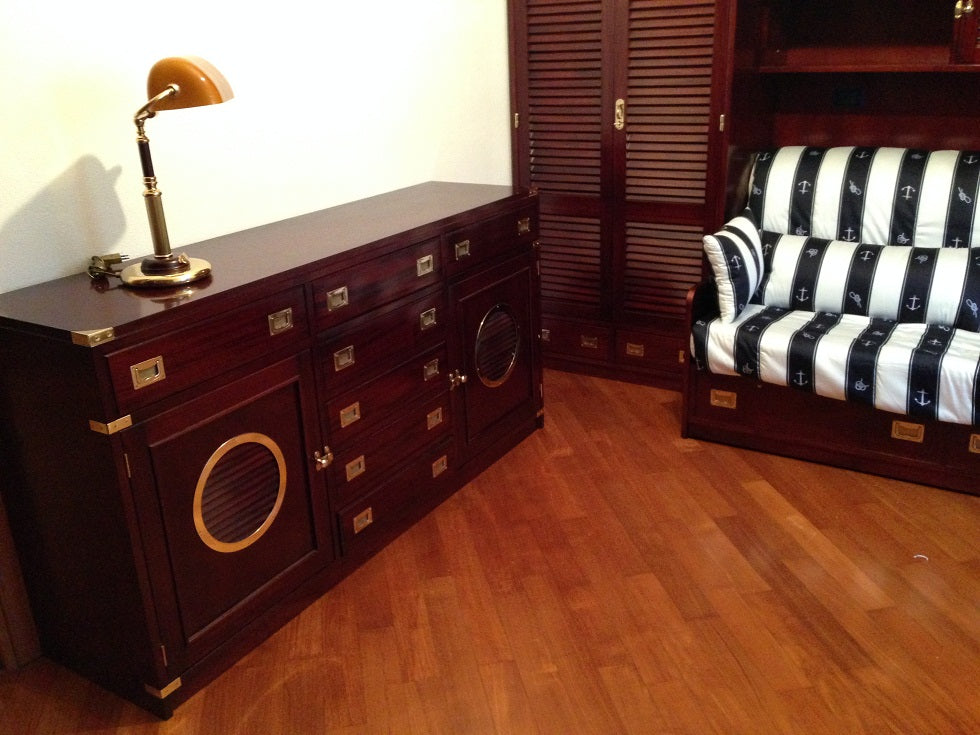 Mobile servante stile marina artigianale personalizzabile al 100%