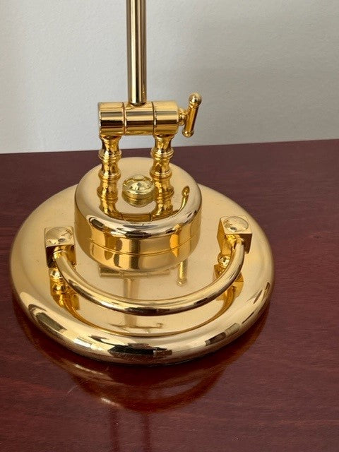 Lampada da scrivania Bagno oro 24 carati Made in Italy Cavour