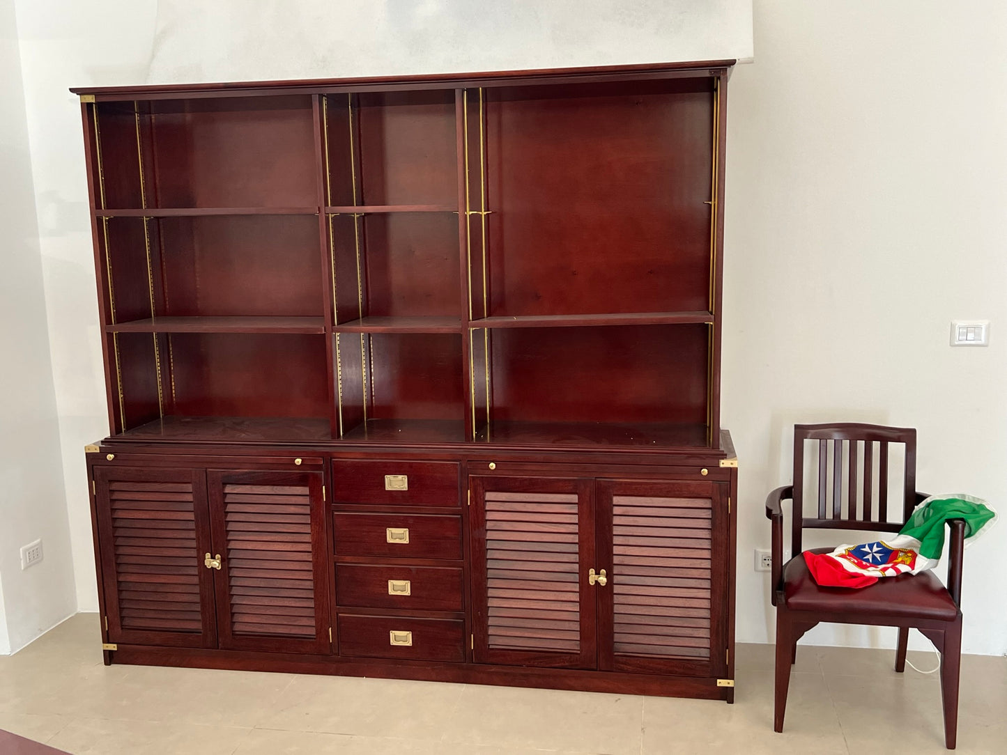 Libreria artigianale Stile Marina made in Italy