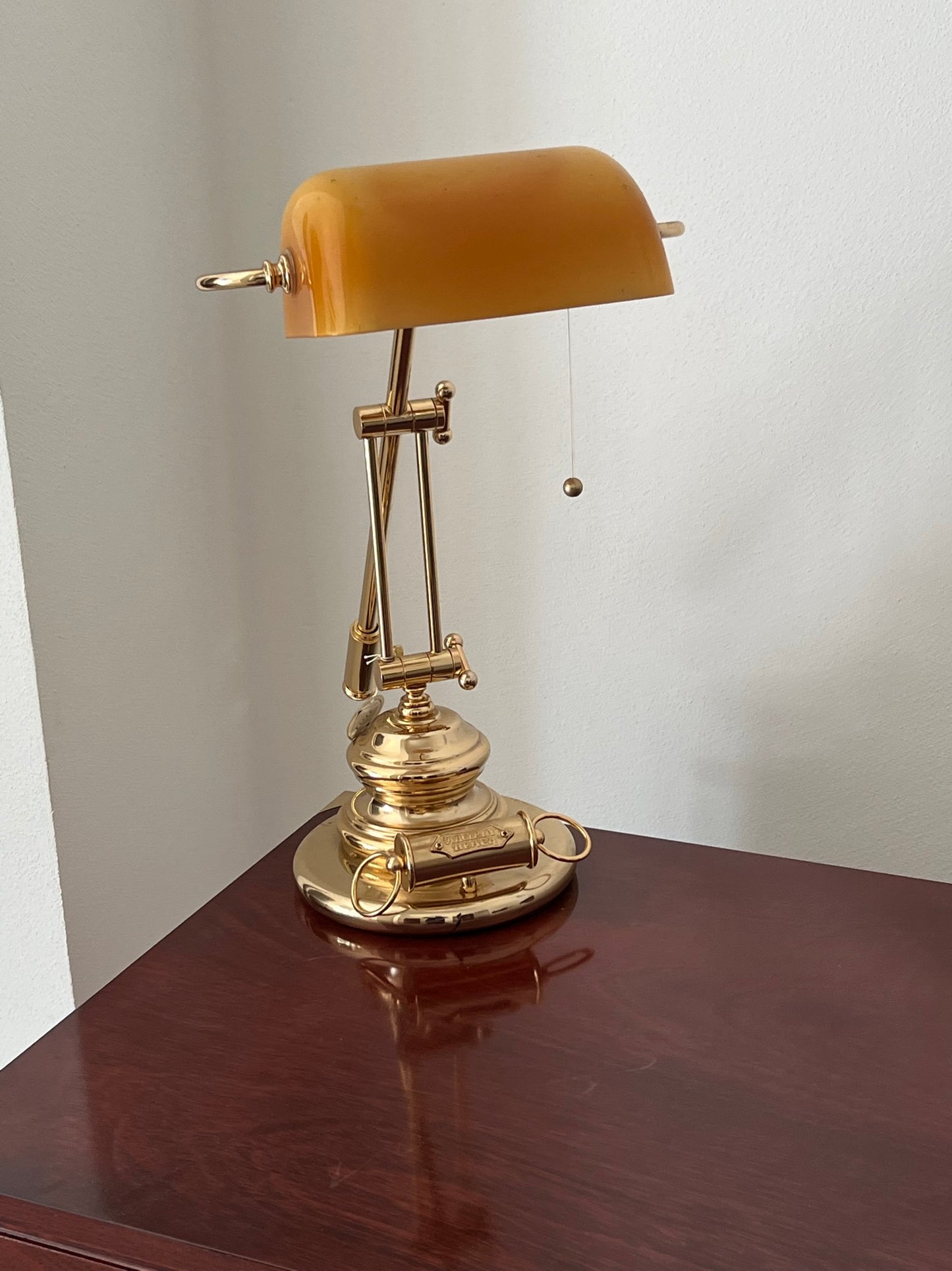 Lampada da scrivania modello presidenziale stile marina made in Italy