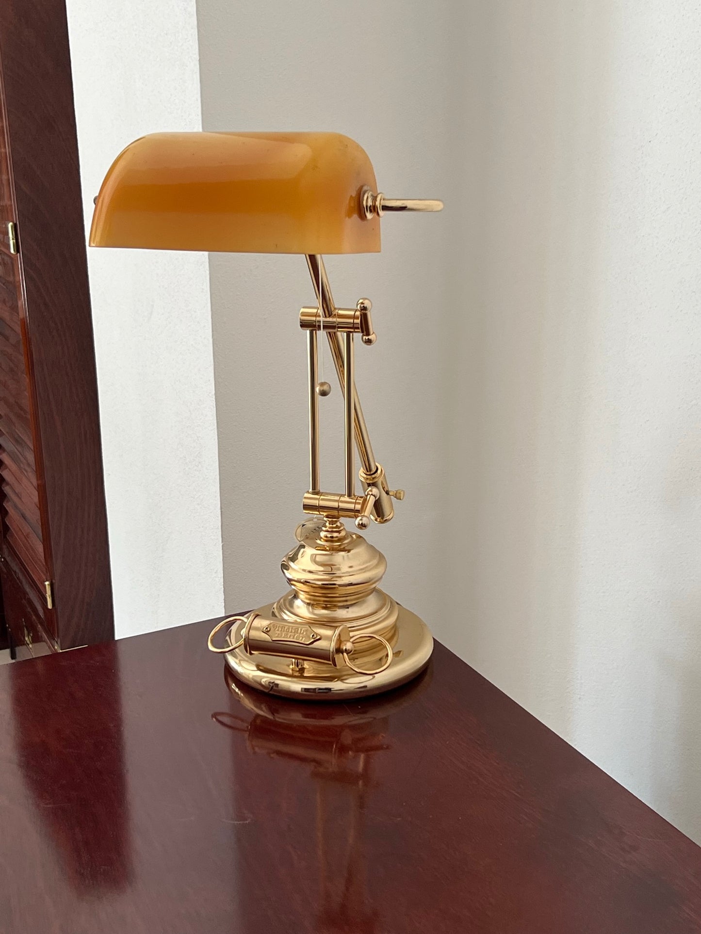 Lampada da scrivania modello presidenziale stile marina made in Italy