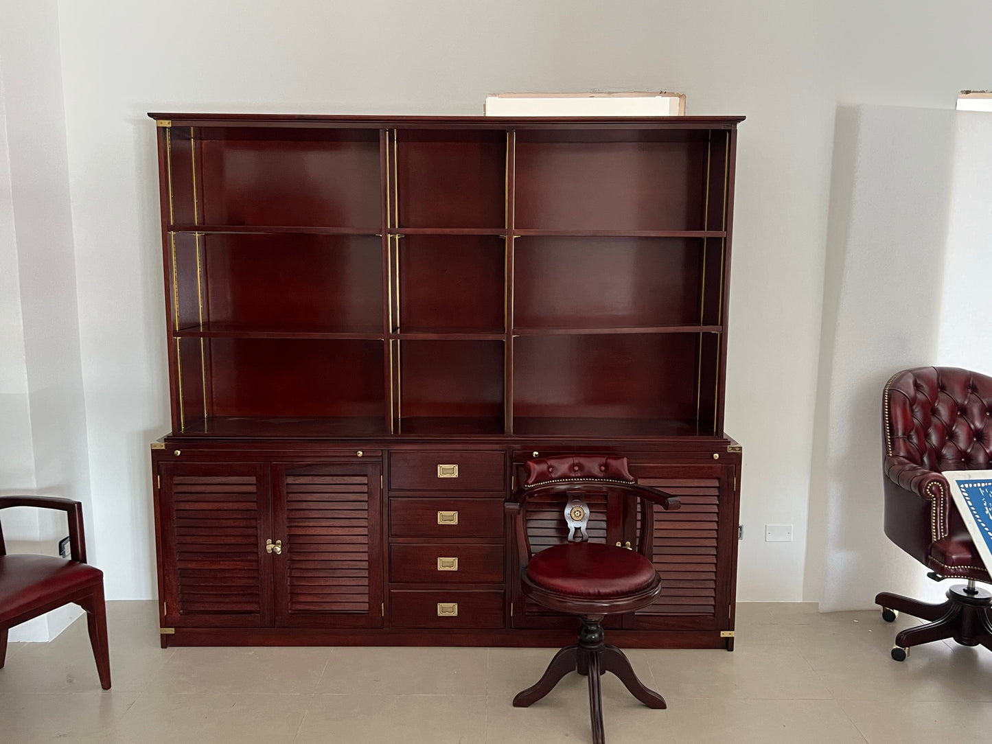 Libreria artigianale Stile Marina made in Italy