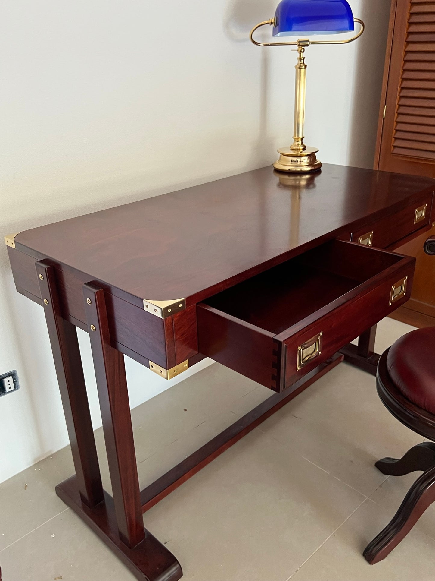 Scrivania modello Scrittorio Shat artigianale Stile Marina made in Italy