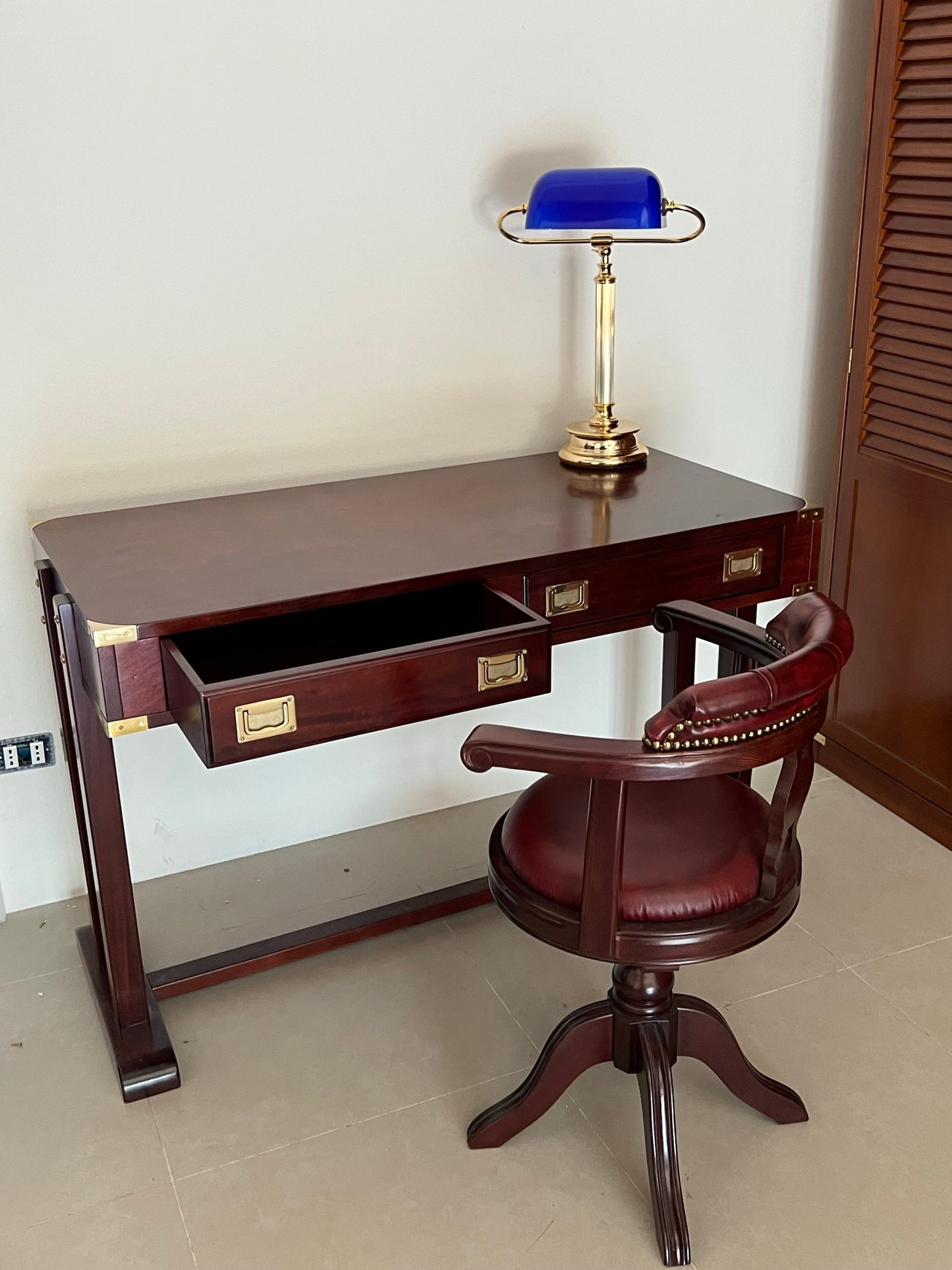 Scrivania modello Scrittorio Shat artigianale Stile Marina made in Italy