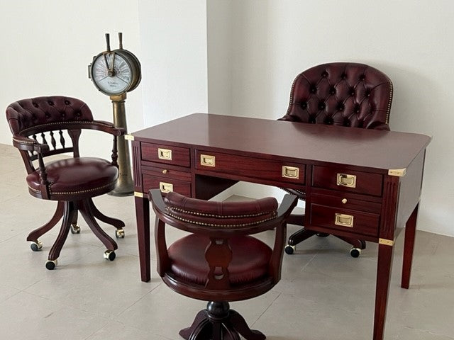 Scrivania stile marina a 5 cassetti made in italy