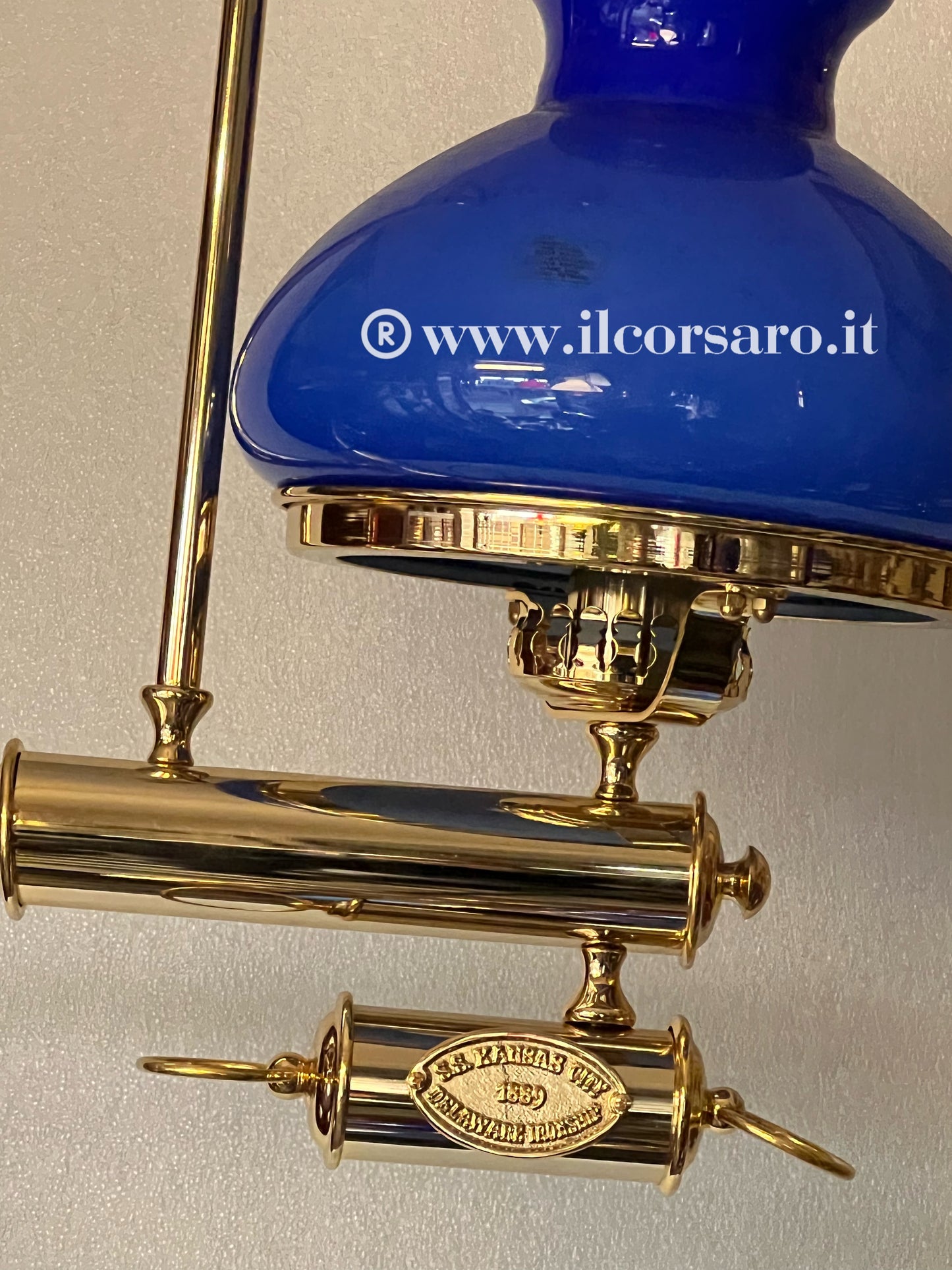 Lampada a sospensione Stile Marina modello Batonrouge Made in Italy