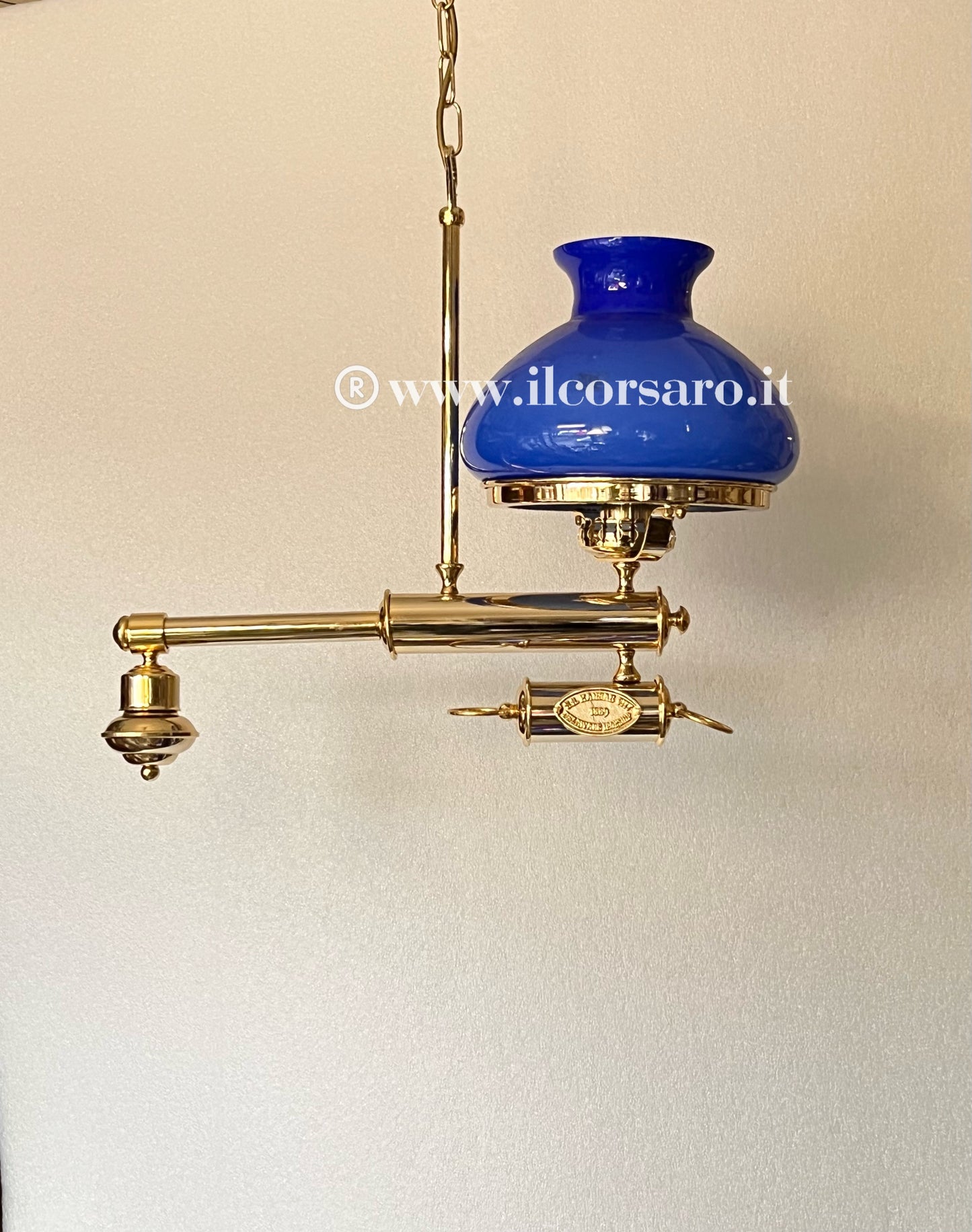 Lampada a sospensione Stile Marina modello Batonrouge Made in Italy