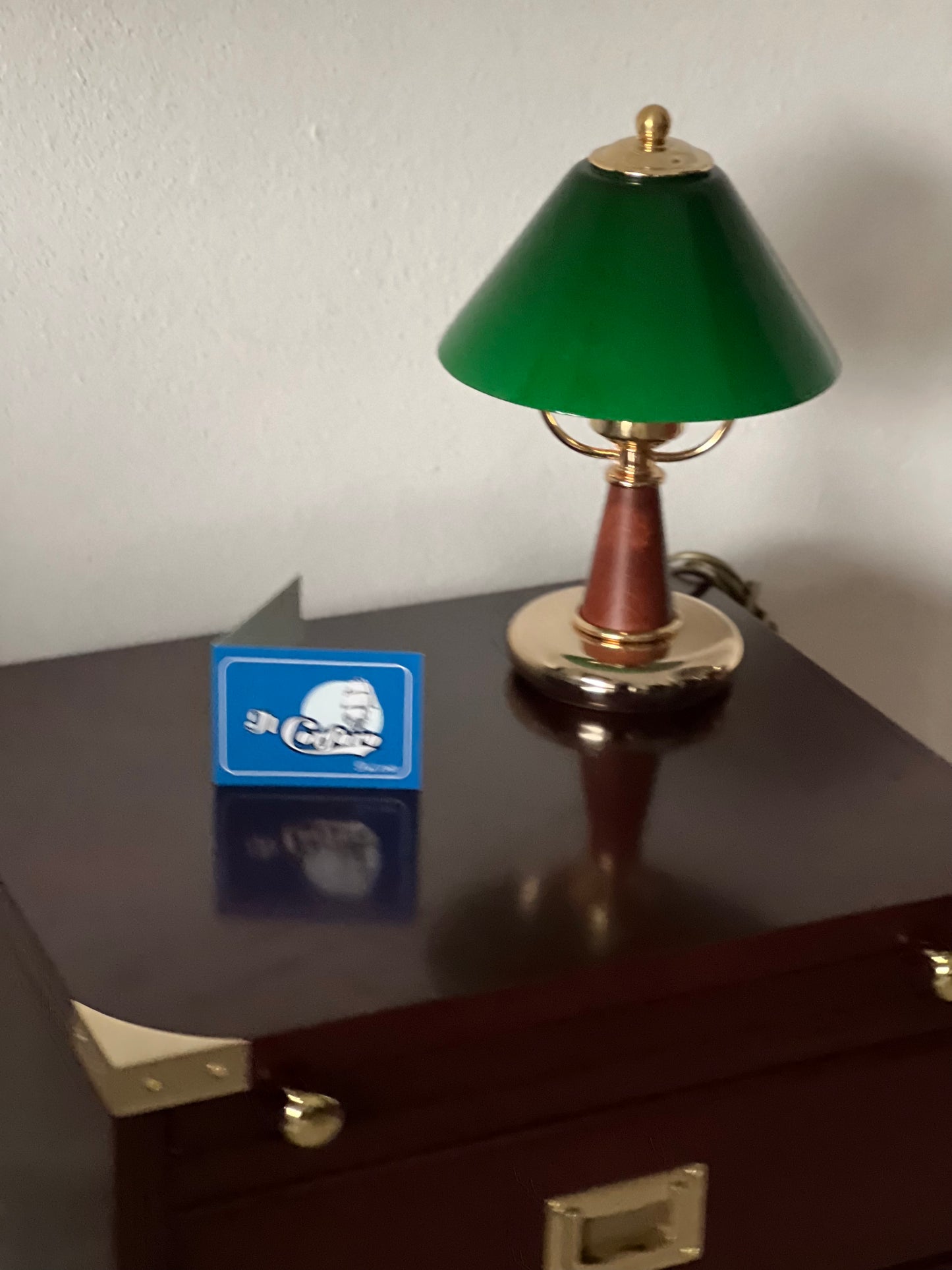 Lampada stile marina da comodino collezione ottone legno