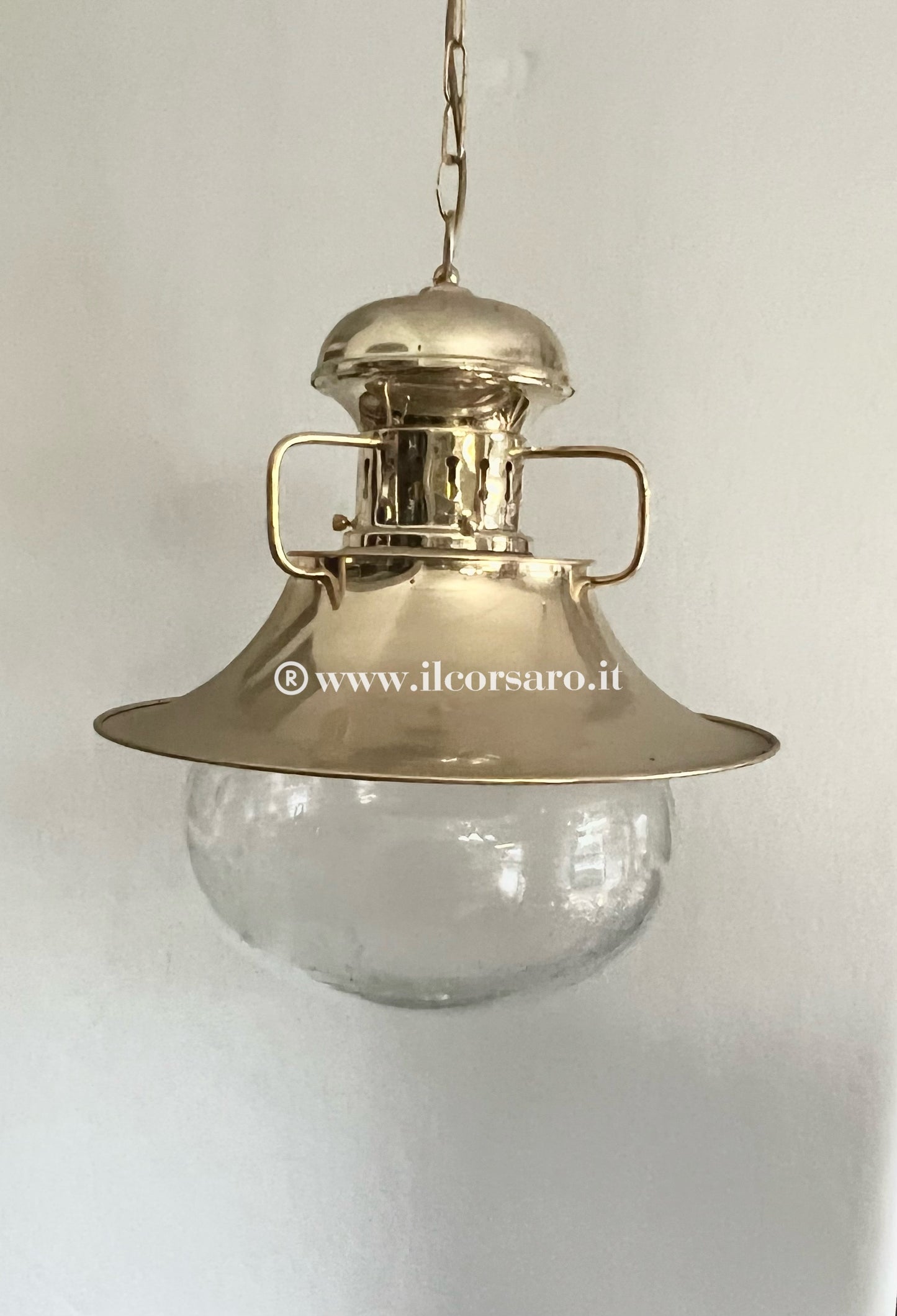 Lampada sospensione modello Vespucci grande collezione bagno oro