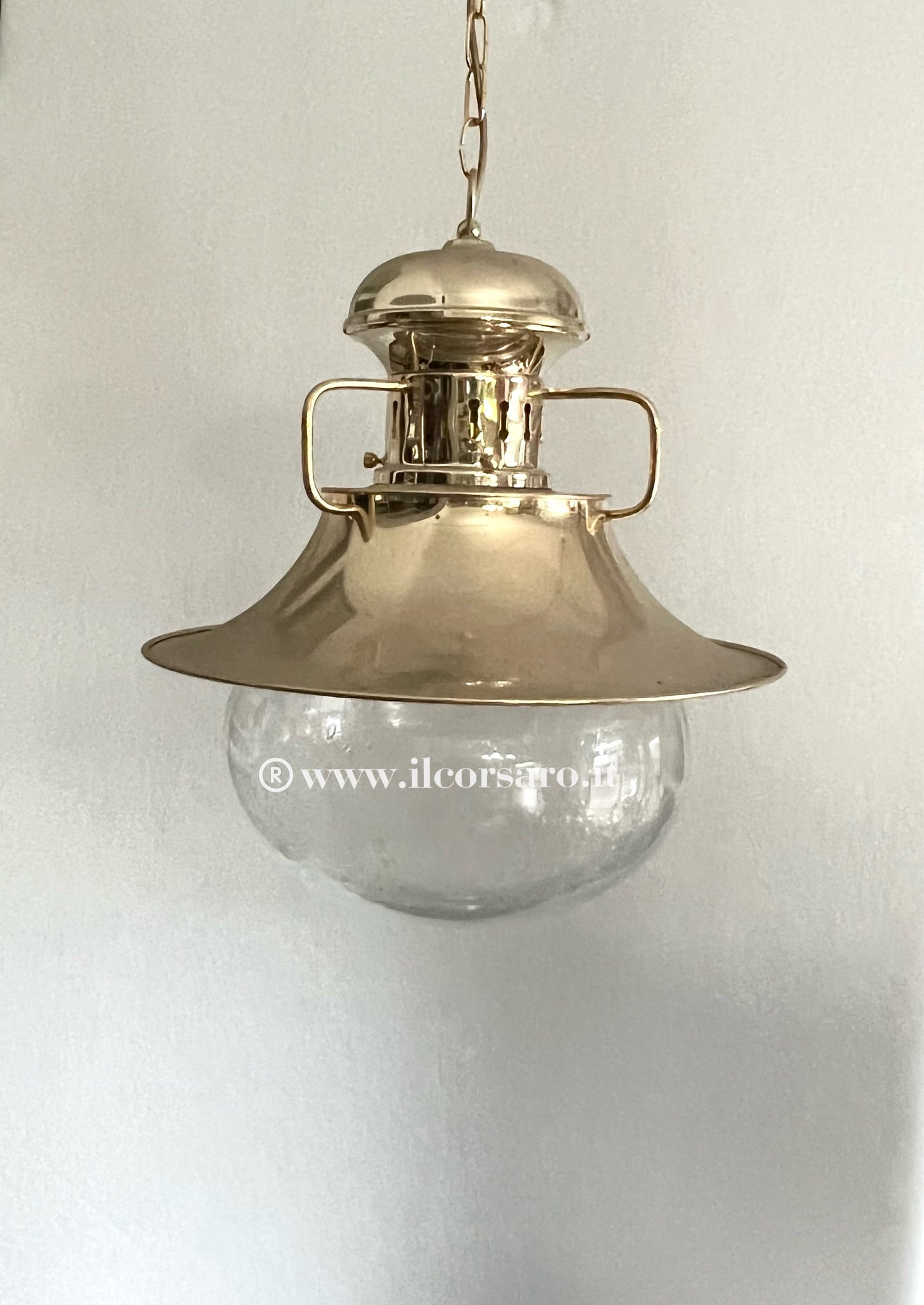 Lampada sospensione modello Vespucci grande collezione bagno oro