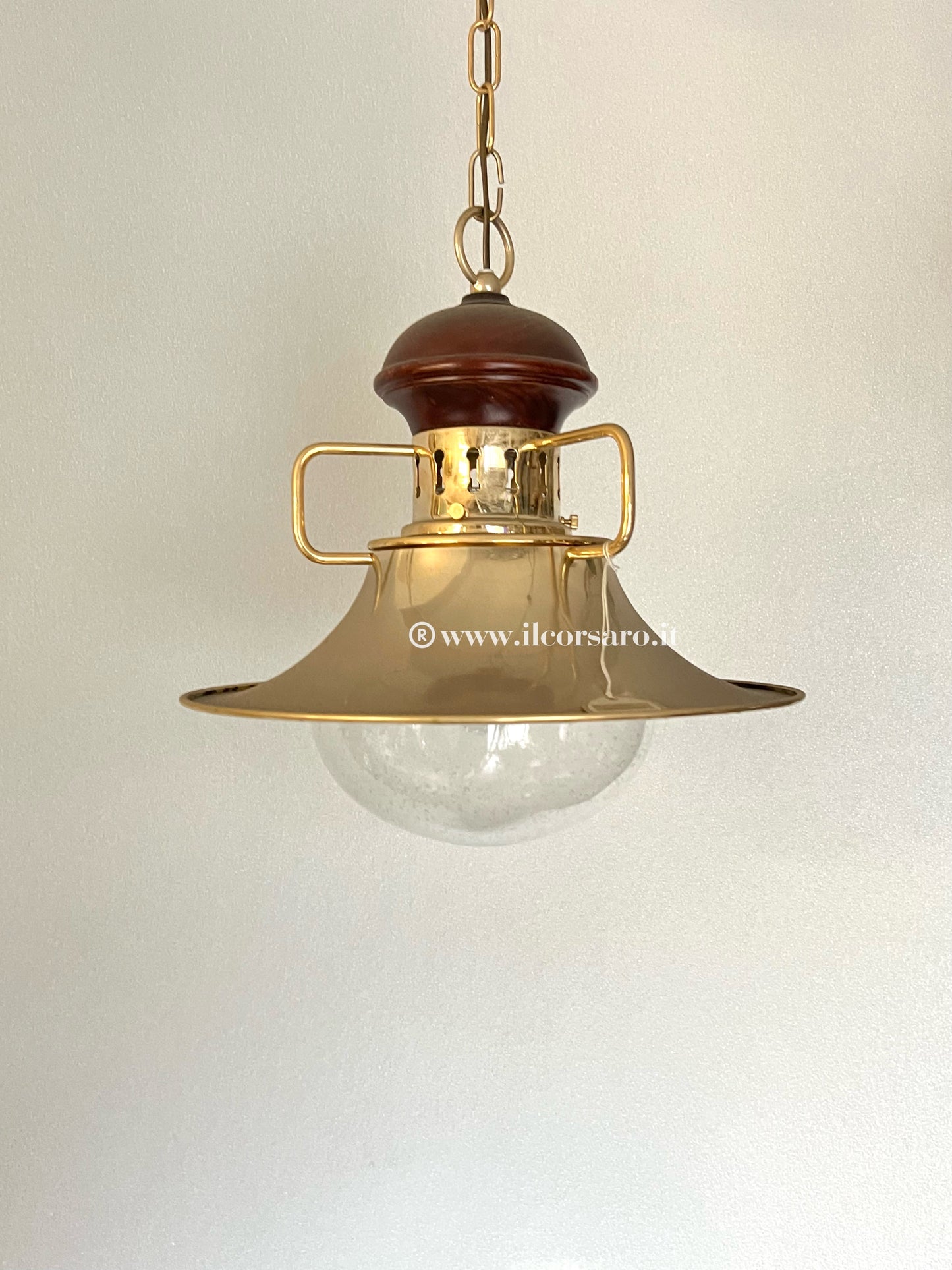 Lampada sospensione modello Portovenere collezione bagno oro