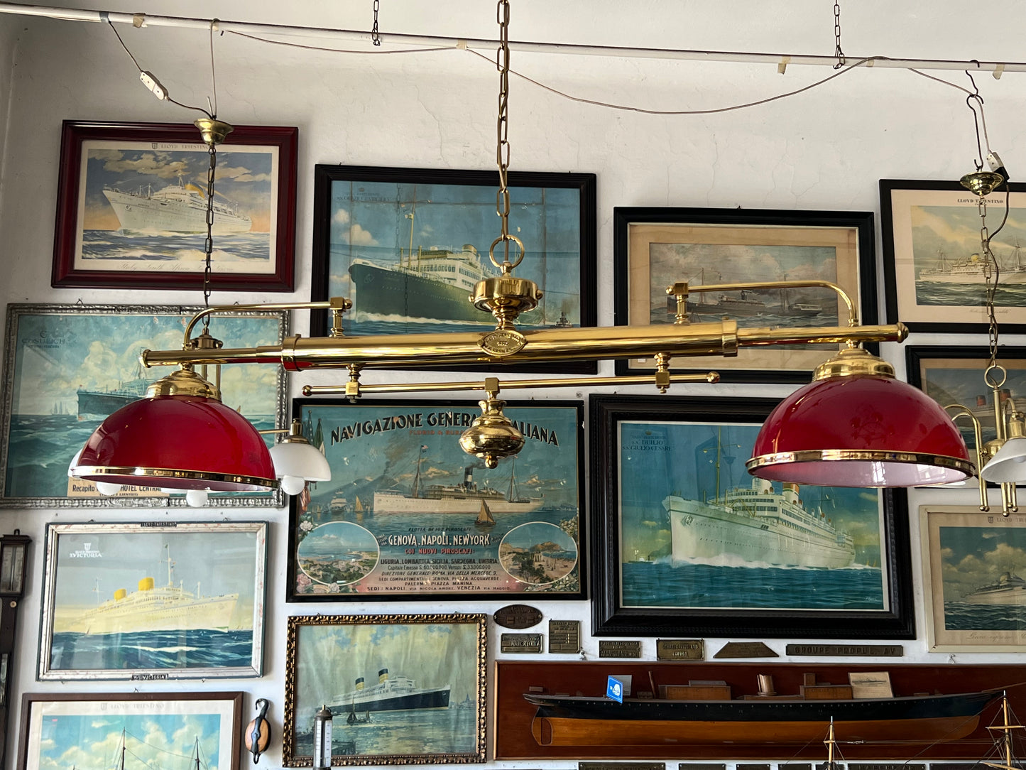 Lampada sospensione lampadario stile marina