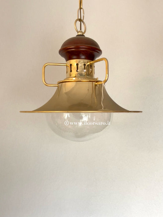 Lampada sospensione modello Portovenere collezione bagno oro