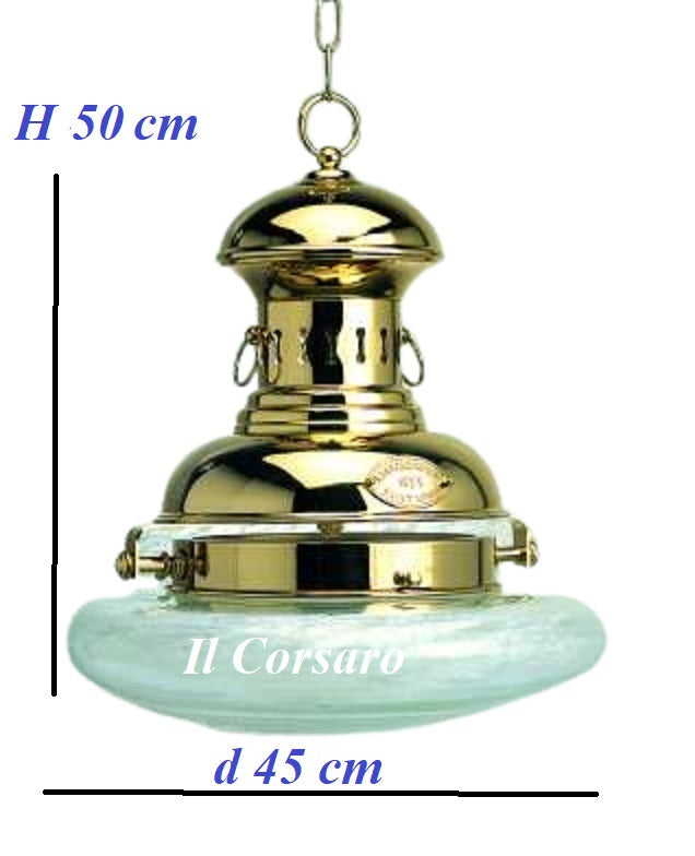 Lampada sospensione modello Fort Worth collezione bagno oro