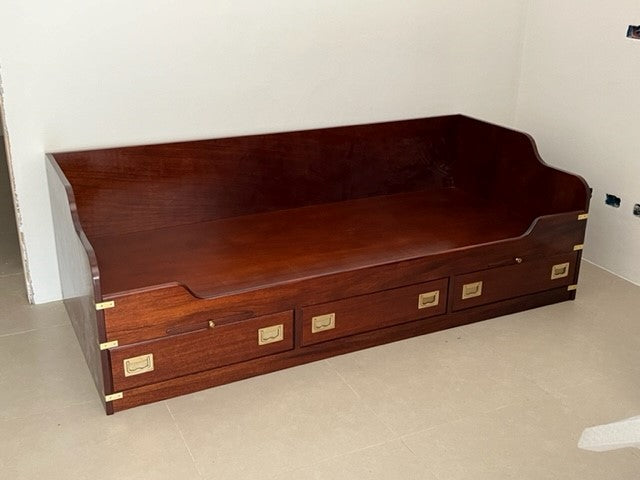 Letto singolo modello cuccetta classica stile marina