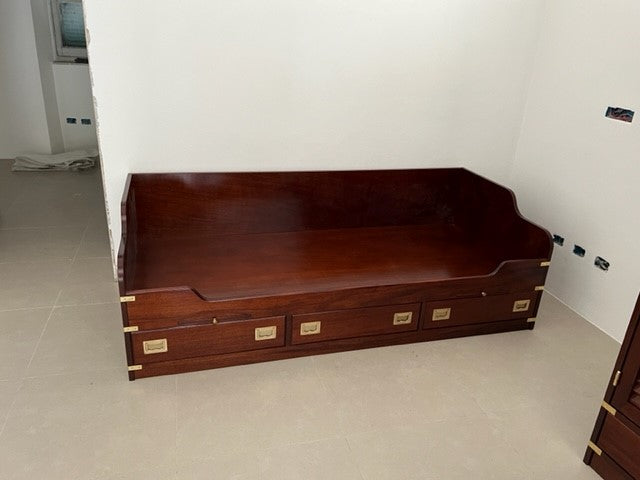 Letto singolo modello cuccetta classica stile marina