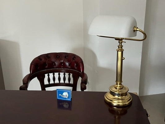 Lampada da scrivania artigianale stile marina made in Italy bagno in oro