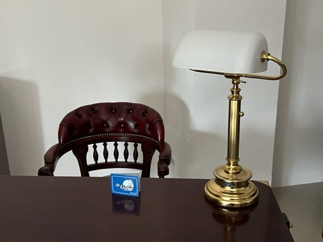 Lampada da scrivania artigianale stile marina made in Italy bagno in oro