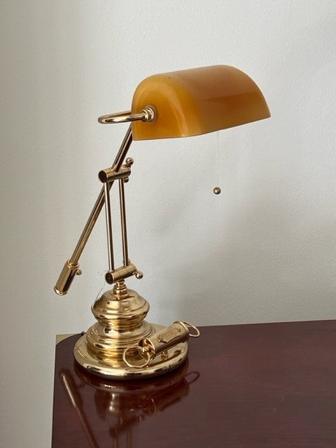 Lampada da scrivania modello presidenziale stile marina made in Italy