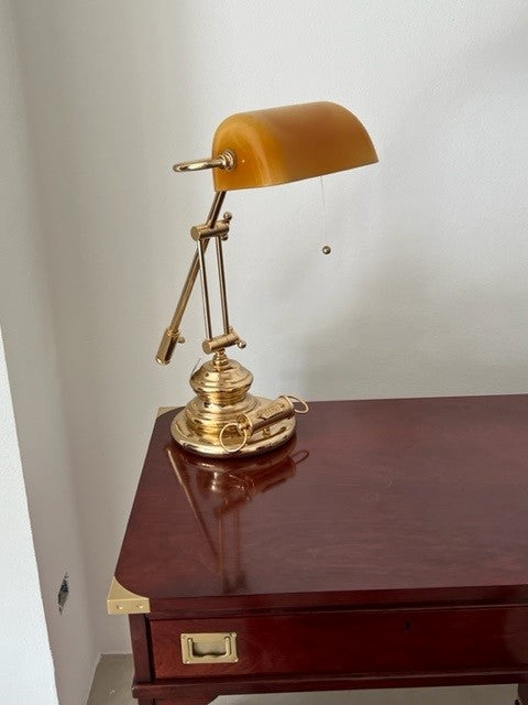 Lampada da scrivania modello presidenziale stile marina made in Italy