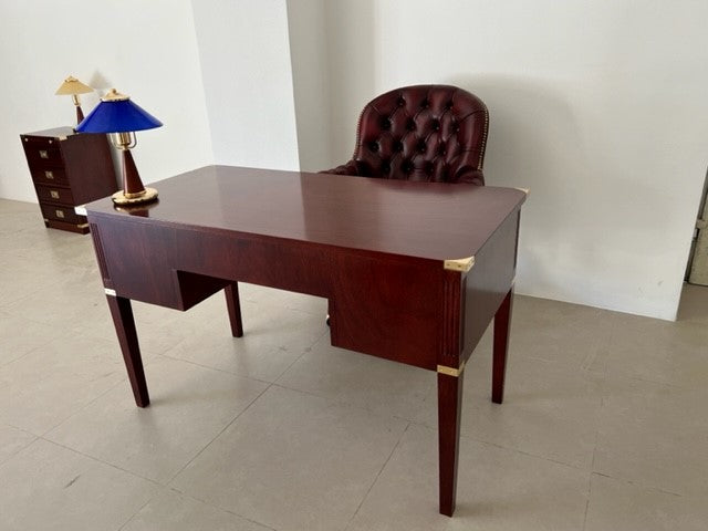 Scrivania a 5 cassetti stile marina made in italy