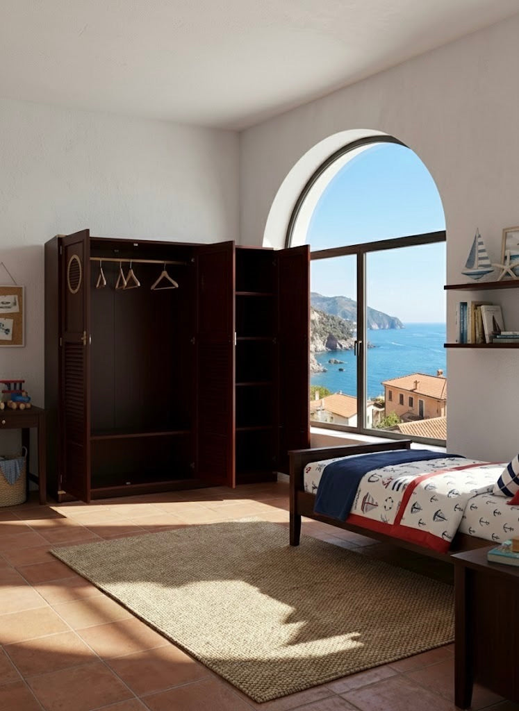 Armadio Stile Marina modello Il Corsaro a tre sportelli